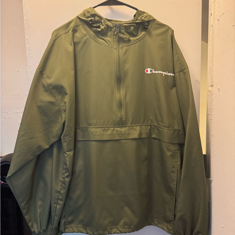 Champion Sage Green Athletic Jacket